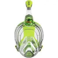 Seac Schnorchelmaske - Libera Junior - Transparent/Limette - - 6+ Jahre (116+) - Tauchermasken