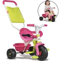 Smoby 7600740417, Mädchen, Frontantrieb, Senkrecht, Kinder, Aufblasbare Räder, Schwarz, Olive, Pink, Weiß
