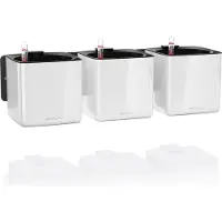 Lechuza 'Green Wall Home Kit Glossy', weiß highgloss, ca. 48 x 15 x H 14 cm