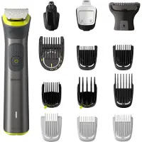 Philips All-in-One Trimmer MG7930/15 Serie 7000, Grau, Gelb, 0,5 mm, 1,6 cm, 0,2 mm, Bart, Ohr, Nase, Akku