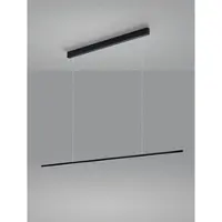 HELESTRA Hängelampe Loopy, dimmbar, schwarz, für Wohn- / Esszimmer, Aluminium, Modern