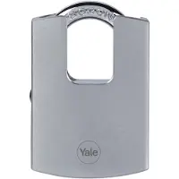 Yale Y122B/50/123/1 Vorhängeschloss 50 mm Silber Schlüsselschloss