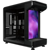 Cooler Master MasterFrame 360 STAGE LCD, Full Tower, PC, Schwarz, Transparent, ATX, micro ATX, Mini-ITX, SGCC, Gehärtetes Glas, Gaming