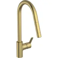 Ideal standard Küchenarmatur GUSTO 2F-Brause, Ausladung 241mm brushed gold brushed gold