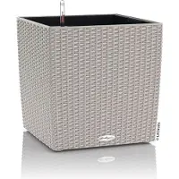 Lechuza 'Cube Cottage 40', sandbraun, ca. 39 x 39 x H 40 cm