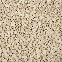 Edzard Dekogranulat Dekosteine (2-3 mm), 1 kg, Farbe Creme, warme Farbe, wasserfest, staubfrei
