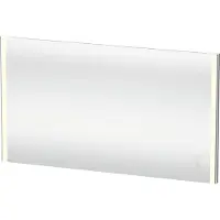 Duravit Lichtspiegel XSquare 140x80x3,3cm, 72 W, LED, chrom