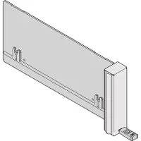Schroff Filler-Modul ECO mit starrem Griff - AMC BLINDMODUL MS D