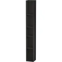 Duravit Regalelement L-CUBE 180 x 180 x 1400 mm schwarz hochglanz
