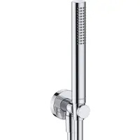 Duravit set de coude de raccordement mural 1jet, chrome brillant, UV0762002010, UV0762002010