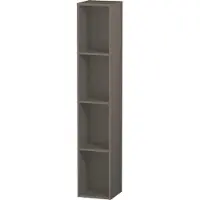 Duravit Regalelement L-CUBE 180x180x1000mm flannel grey seidenmatt