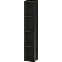 Duravit Regalelement L-CUBE 180x180x1000mm schwarz hochglanz
