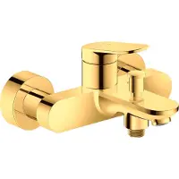 Duravit Wave Einhebel-Wannenmischer Aufputz, Ausladung 178 mm, WA5230000034, Farbe: Gold Poliert