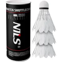 NILS Badminton-Federbälle NBL6203, 3 Stk.