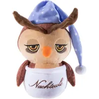 Heunec CharakTier NachtEule, Kuscheltier, Plüschtier, Stofftier, 18 cm, 326378