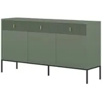 Möbel Kraft Sideboard ¦ grün ¦ Maße (cm): B: 154 H: 83 T: 39.0