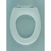 Haro WC-Sitz 511532 weiß, Scharniere Edelstahl, SolidFix, Exzenter, ohne Deckel