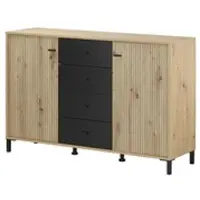 Möbel Kraft Sideboard ¦ holzfarben ¦ Maße (cm): B: 137,8 H: 90,2 T: 40.1