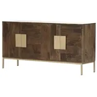 Möbel Kraft Sideboard ¦ braun ¦ Maße (cm): B: 147 H: 75 T: 43.0