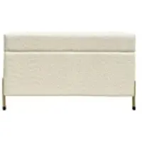 Möbel Kraft Polsterbank Borgo , beige , Maße (cm): B: 80 H: 46