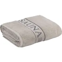 Möve Saunatuch MÖVE FOR FROTTANA "", weiß (cashmere), B:80cm L:200cm, Walkfrottier, Obermaterial: 100% Baumwolle, Handtücher, Saunatuch, mit Saunaschriftzug auf der Bördüre
