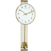 Hermle Pendeluhr Messingoptik Quarzwerk - Modell: 70722-002200