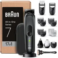 Braun Bartpflege All in One Bartschneider Bodygroomer Set 17 in 1 Präzision Pflege Alltag