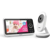 Vtech Babymonitor VM350 – Video-Babyphone mit beweglicher Kamera – Klarer Sound,