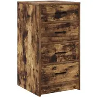 vidaXL Sideboard Räuchereiche 40 x 41 x 75 cm Holzwerkstoff