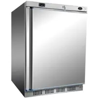 A&S polarny Gastro Edelstahl Tiefühlschrank Gewerbetiefkühlschrank Gefrierschrank 1 Tür 120 L -10/-25°C