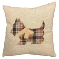 EXKLUSIV HEIMTEXTIL Dekokissen 45x45 cm Füllung und Bezug Dekor "Britsh Chic Hund"