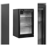 Tefcold Backbar-Kühlschrank BA6H 105l Schwarz