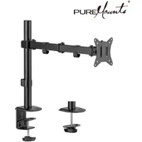 Puremounts PM-OFFICE-21 - Monitor Halter, 1 Display, Tischmontage, bis 9 kg, 17" - 32"