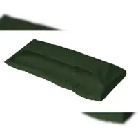 EXKLUSIV HEIMTEXTIL Gartenstuhlauflage mit Kapuze 500g/m2 60 x 120 x 20 cm Dunkelgrün