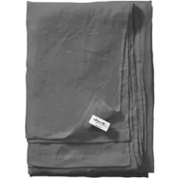 Elegante Halbleinen Betttuch Breezee 160x260 cm | dunkelgrau - grau