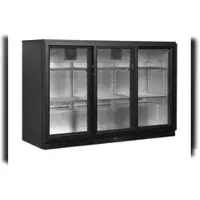 Tefcold Backbar-Kühlschrank BA31S-3 311l Schwarz