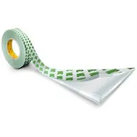 3M Doppelseitiges Klebeband mit PVC-Träger 9087, Weiß, 19 mm x 50 m, 0,26 mm