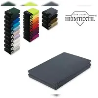 EXKLUSIV HEIMTEXTIL Doppelpack Jersey Spannbettlaken Premium Anthrazit 180 - 200 x 200 cm