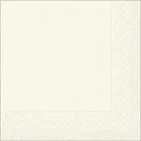 Sovie HORECA Serviette Mailand in beige aus Tissue 33 x 33 cm, 100 Stück - Leinen Struktur