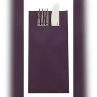 Sovie HORECA Besteckserviette Pflaume aus Linclass Airlaid 40 x 40 cm, 100 Stück