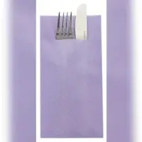 Sovie HORECA Besteckserviette Lila aus Linclass Airlaid 40 x 40 cm, 75 Stück