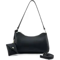 Seidenfelt Manufaktur Seidenfelt Meloy - Schultertasche 30 cm (black)