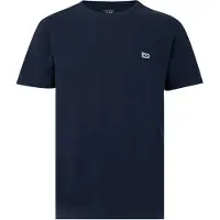 Lee T-Shirt "KA PATCH LOGO", Herren, Gr. M, navy, Jersey, Obermaterial: 100% Baumwolle, normal hüftbedeckend, Rundhals, Shirts T-Shirt, Auch ideal zum Unterziehen