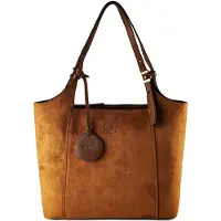 PICARD Schultertasche Galway City Shopper Cognac braun