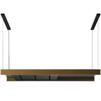 Falmec Inselhaube Light, 120 cm, Bronze 103130