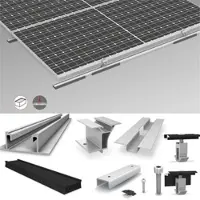 K2 Systems Dome Zero Set Dome Zero auf Flachdach für 18 Module