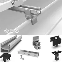 K2 Systems SeamClamp Set für 9 Module auf Doppelfalz-Dach PV Unterkonstruktion