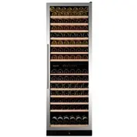 Dunavox Stand Weinkühler Grande-166 - Höhe 177cm - 166 Flaschen - Edelstahl - DX-166.428SDSK