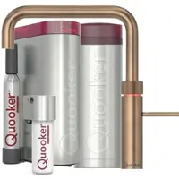 Quooker Fusion Square Set mit PRO3 Reservoir & CUBE Messing Patina **inkl. CUBE Filter Starter Paket** FNSPTB PRO3 CUBE2 *inkl. 7 JAHRE GARANTIE*