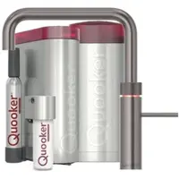 Quooker Fusion Square COMBI CUBE Gunmetal *7 Jahre Garantie & CUBE Filter Starter Paket* FNSGME COMBI CUBE2